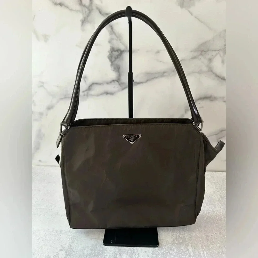 Brown Prada Tessuto Tote - Picture 9 of 12
